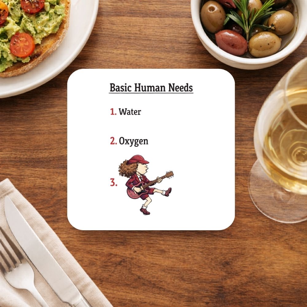 ac/dc basic human needs coasters wooden table cups united states usan music band buy online united states usa the banyan tee tbt men women girls boys unisex  