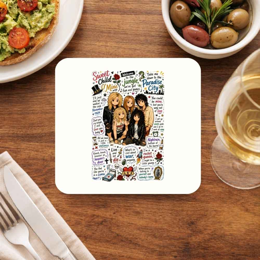 guns n' roses appetite for doodles coasters wooden table cups united states usan music band buy online united states usa the banyan tee tbt men women girls boys unisex  