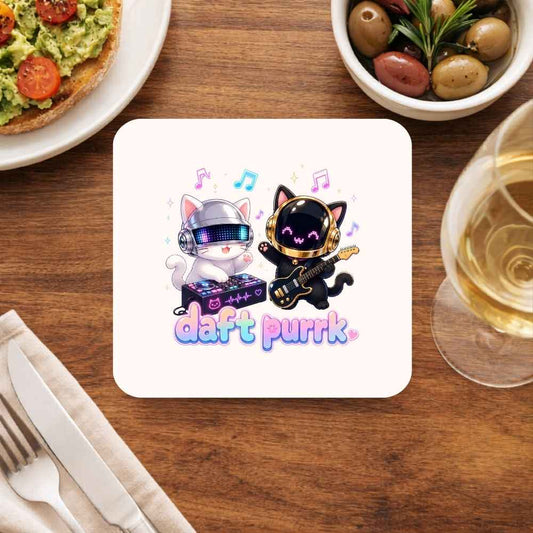 daft punk daft purrk coasters wooden table cups united states usan music band buy online united states usa the banyan tee tbt men women girls boys unisex  
