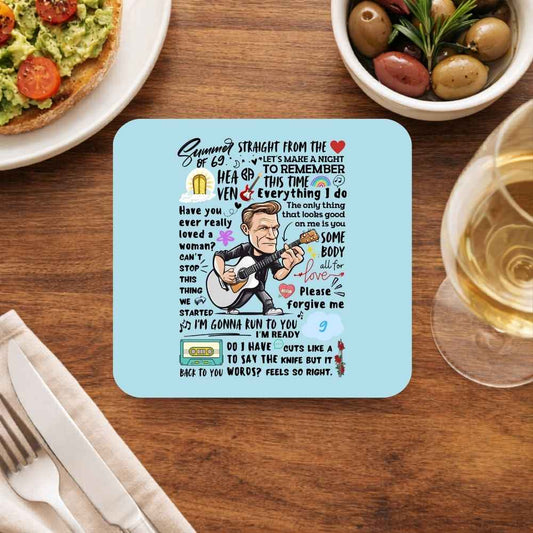 bryan adams everything i doodle coasters wooden table cups indian music band buy online india the banyan tee tbt men women girls boys unisex
