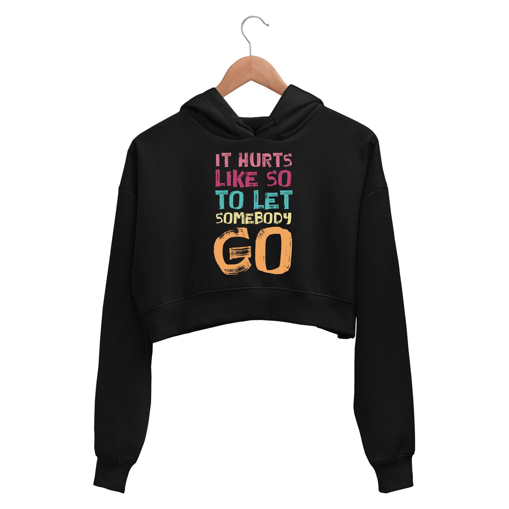 coldplay let somebody go crop hoodie hooded sweatshirt upper winterwear music band buy online india the banyan tee tbt men women girls boys unisex black