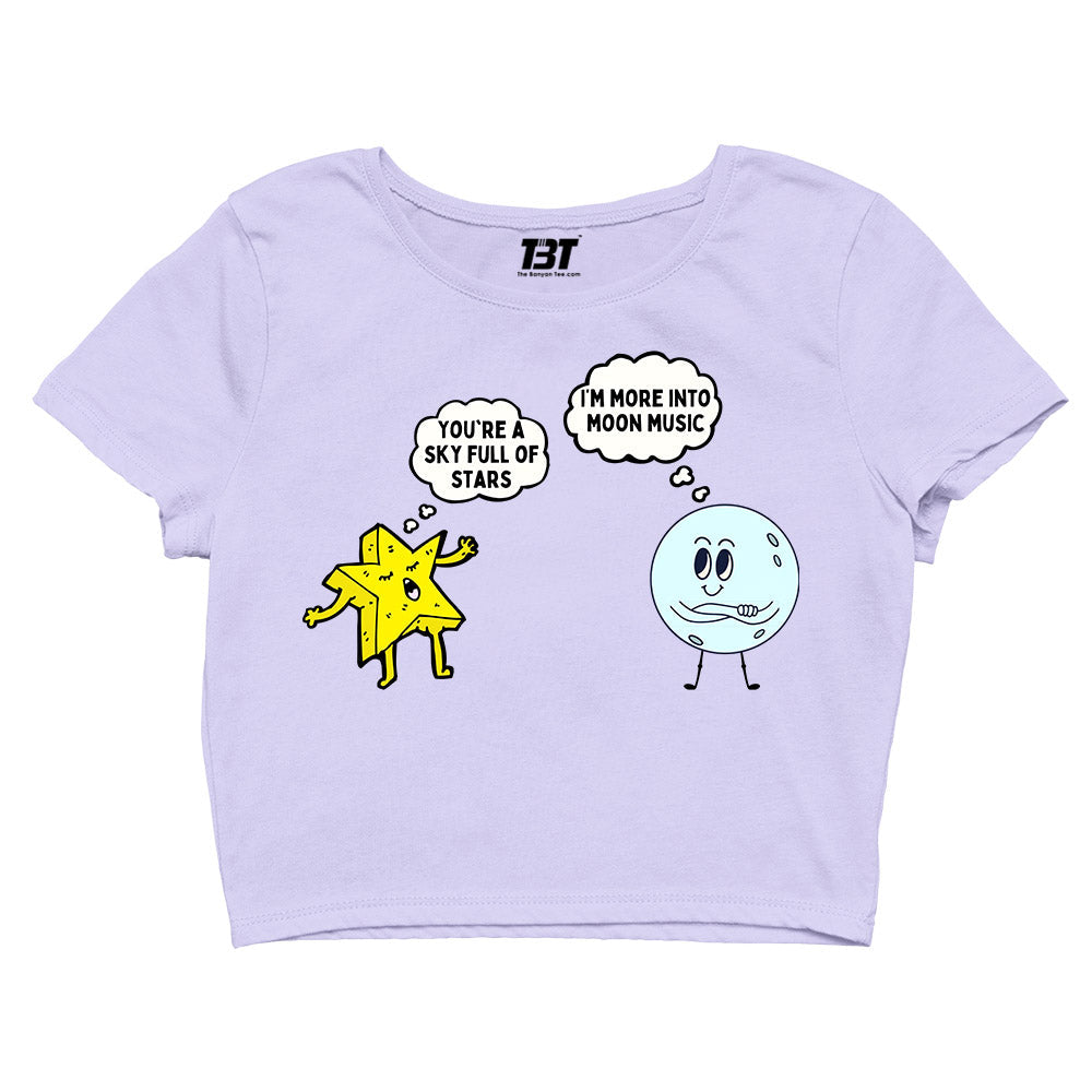 coldplay more into moon music crop top music band buy online united states of america usa the banyan tee tbt men women girls boys unisex s