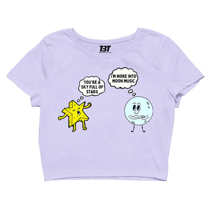 coldplay more into moon music crop top music band buy online united states of america usa the banyan tee tbt men women girls boys unisex s