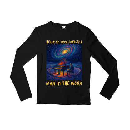 coldplay man in the moon full sleeves long sleeves music band buy online united states usa the banyan tee tbt men women girls boys unisex black