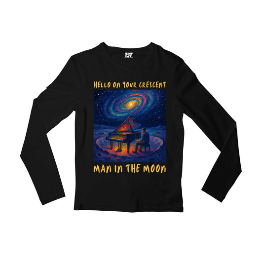 coldplay man in the moon full sleeves long sleeves music band buy online united states usa the banyan tee tbt men women girls boys unisex black