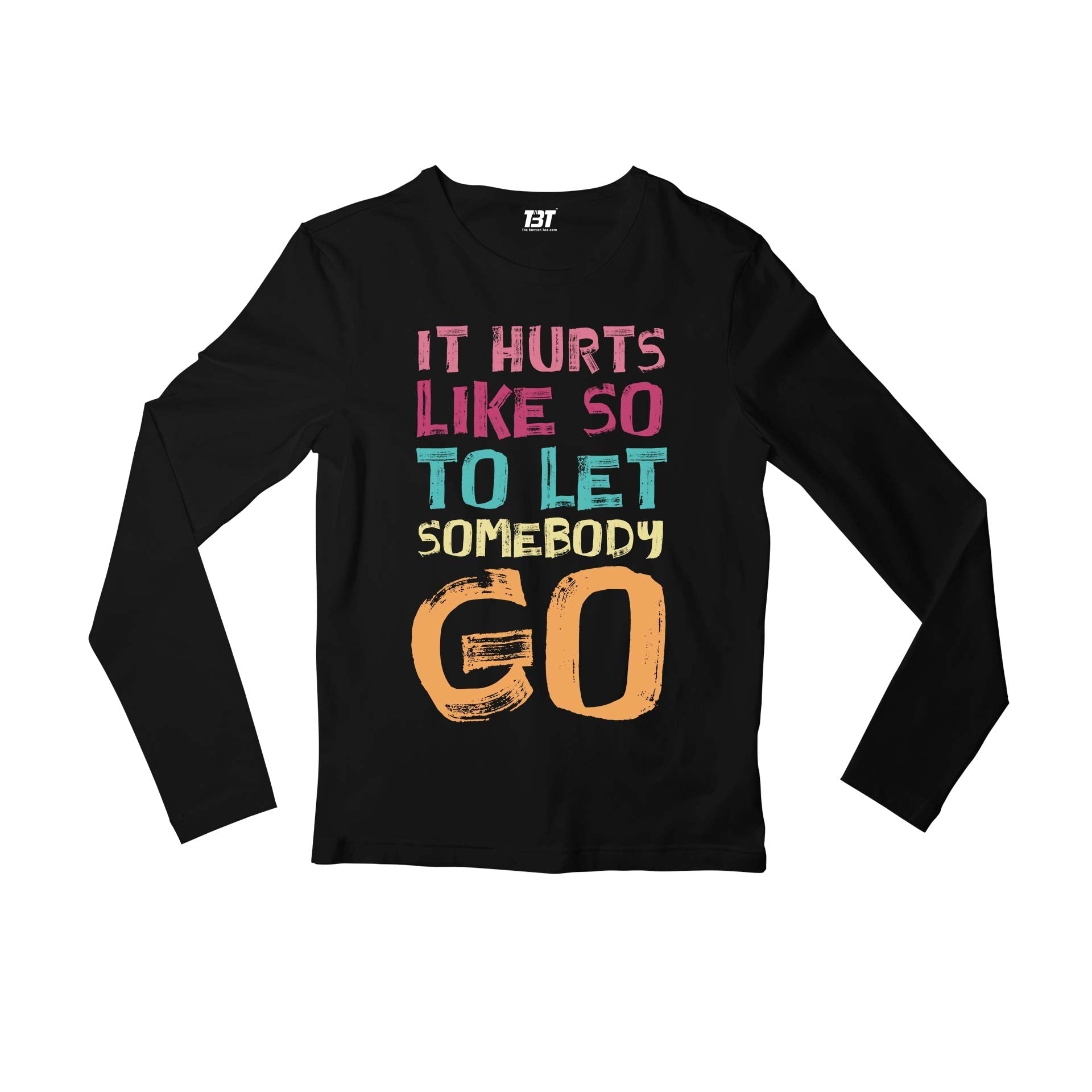 coldplay let somebody go full sleeves long sleeves music band buy online india the banyan tee tbt men women girls boys unisex black