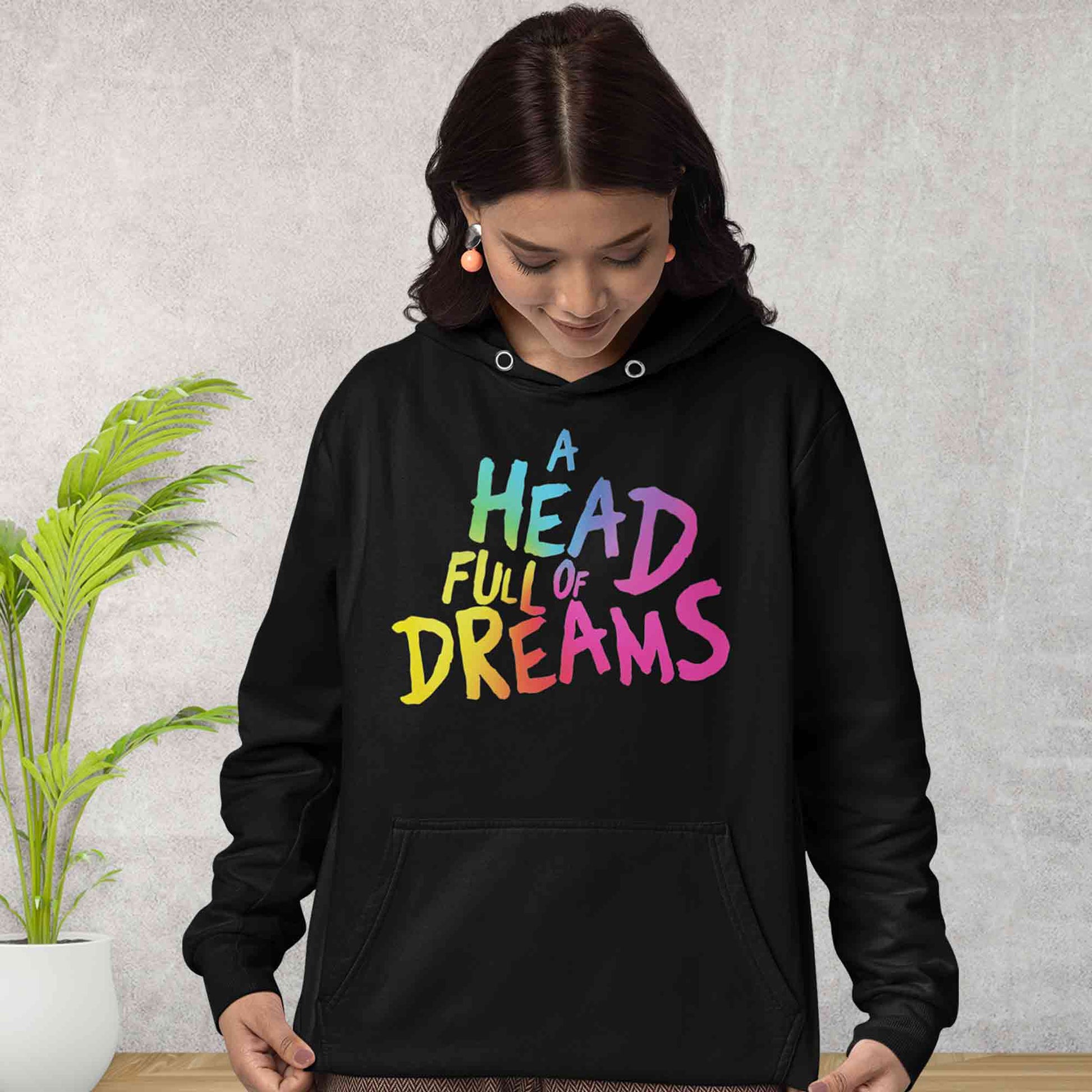 coldplay a head full of dreams hoodie hooded sweatshirt winterwear music band buy online united states usa the banyan tee tbt men women girls boys unisex black