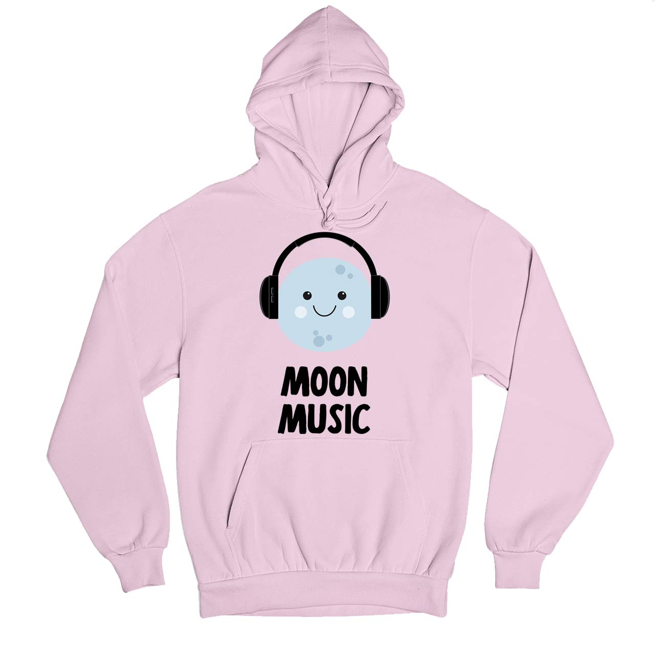 coldplay inspired moon tunes hoodie hooded sweatshirt winterwear music band buy online united states usa the banyan tee tbt men women girls boys unisex baby pink