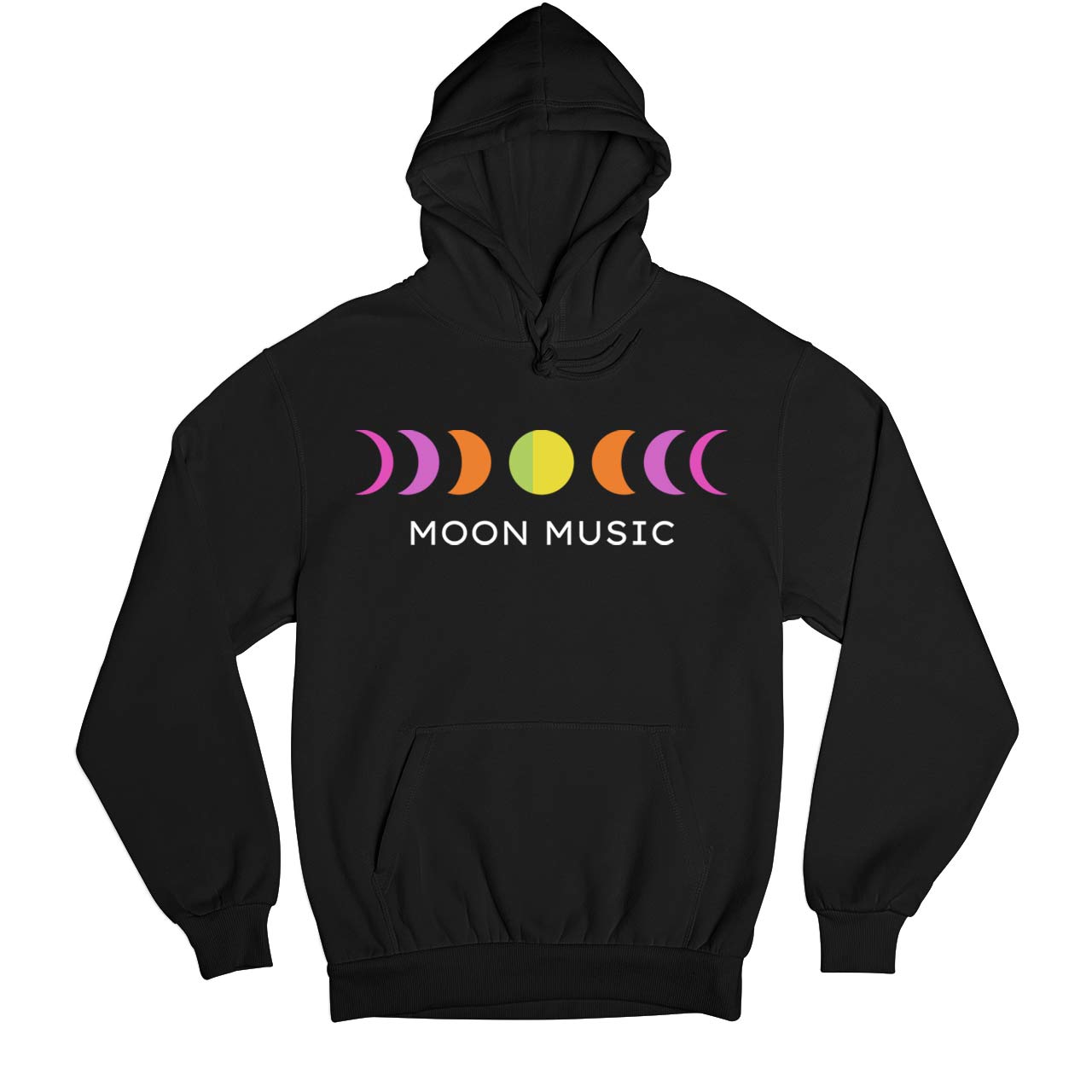 coldplay inspired moon music hoodie hooded sweatshirt winterwear music band buy online united states usa the banyan tee tbt men women girls boys unisex black