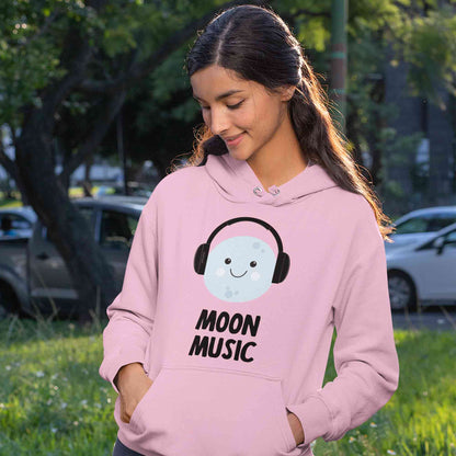 coldplay inspired moon tunes hoodie hooded sweatshirt winterwear music band buy online united states usa the banyan tee tbt men women girls boys unisex baby pink
