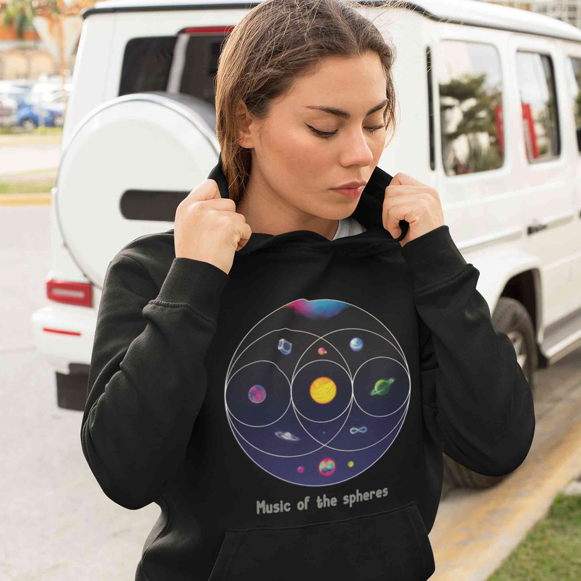 coldplay music of the spheres hoodie hooded sweatshirt winterwear music band buy online usa united states of america the banyan tee tbt men women girls boys unisex black