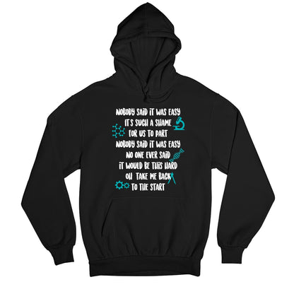 coldplay the scientist hoodie hooded sweatshirt winterwear music band buy online united states usa the banyan tee tbt men women girls boys unisex black