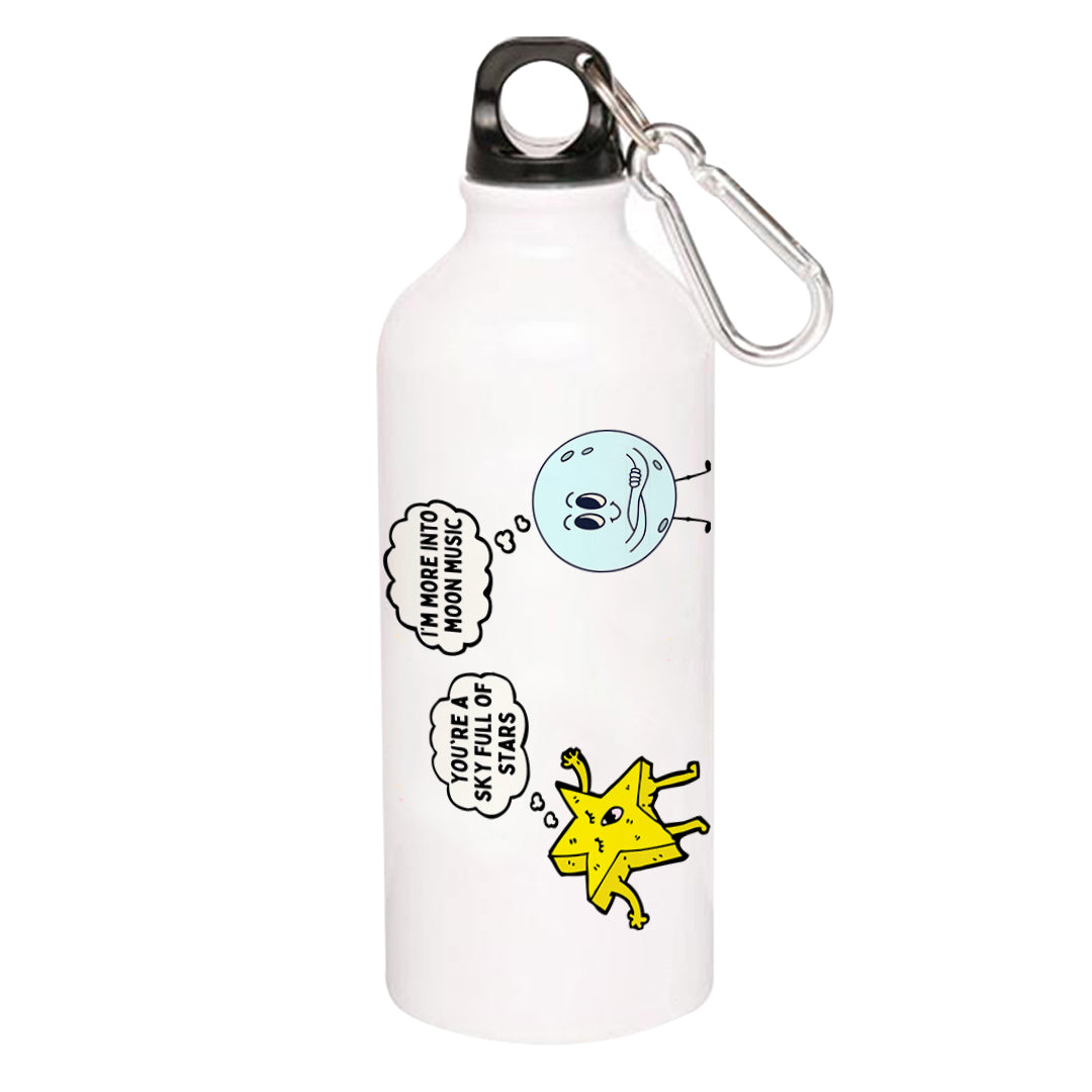coldplay more into moon music sipper steel water bottle flask gym shaker music band buy online india the banyan tee tbt men women girls boys unisex