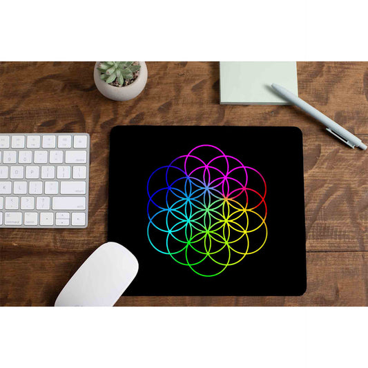 coldplay flower of life mousepad logitech large anime music band buy online united states of america usa the banyan tee tbt men women girls boys unisex