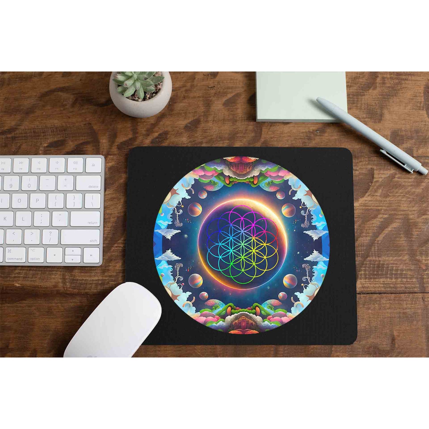 coldplay kaleidoscopic dreams mousepad logitech large music band buy online united states of america usa the banyan tee tbt men women girls boys unisex
