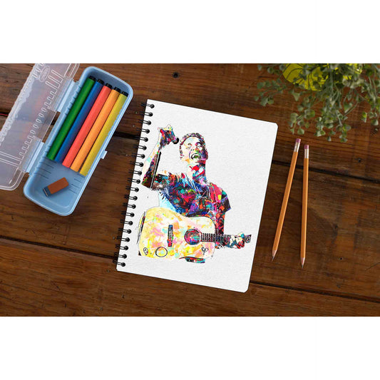 coldplay chris fan art notebook notepad diary buy online united states of america usa the banyan tee tbt unruled - chris martin