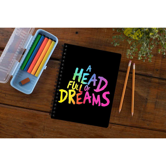 coldplay a head full of dreams notebook notepad diary buy online united states of america usa the banyan tee tbt unruled