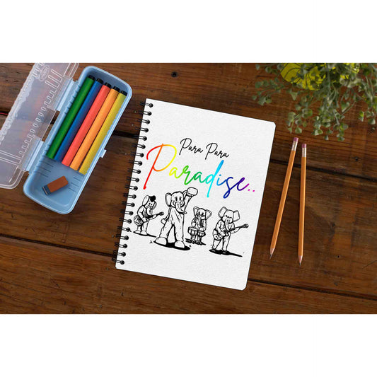 coldplay para para paradise notebook notepad diary buy online united states of america usa the banyan tee tbt unruled