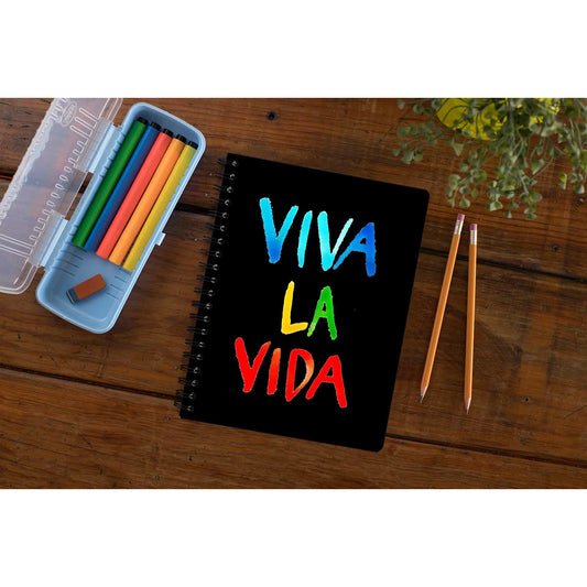 coldplay viva la vida notebook notepad diary buy online united states of america usa the banyan tee tbt unruled