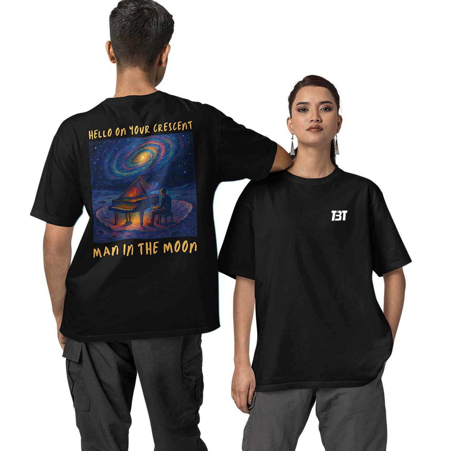 Oversized T shirt - Man In The Moon