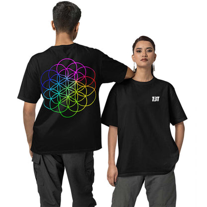 Oversized T shirt - Flower Of Life