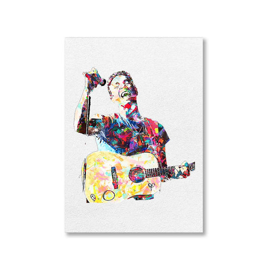 coldplay chris fan art poster wall art buy online united states of america usa the banyan tee tbt a4 - chris martin