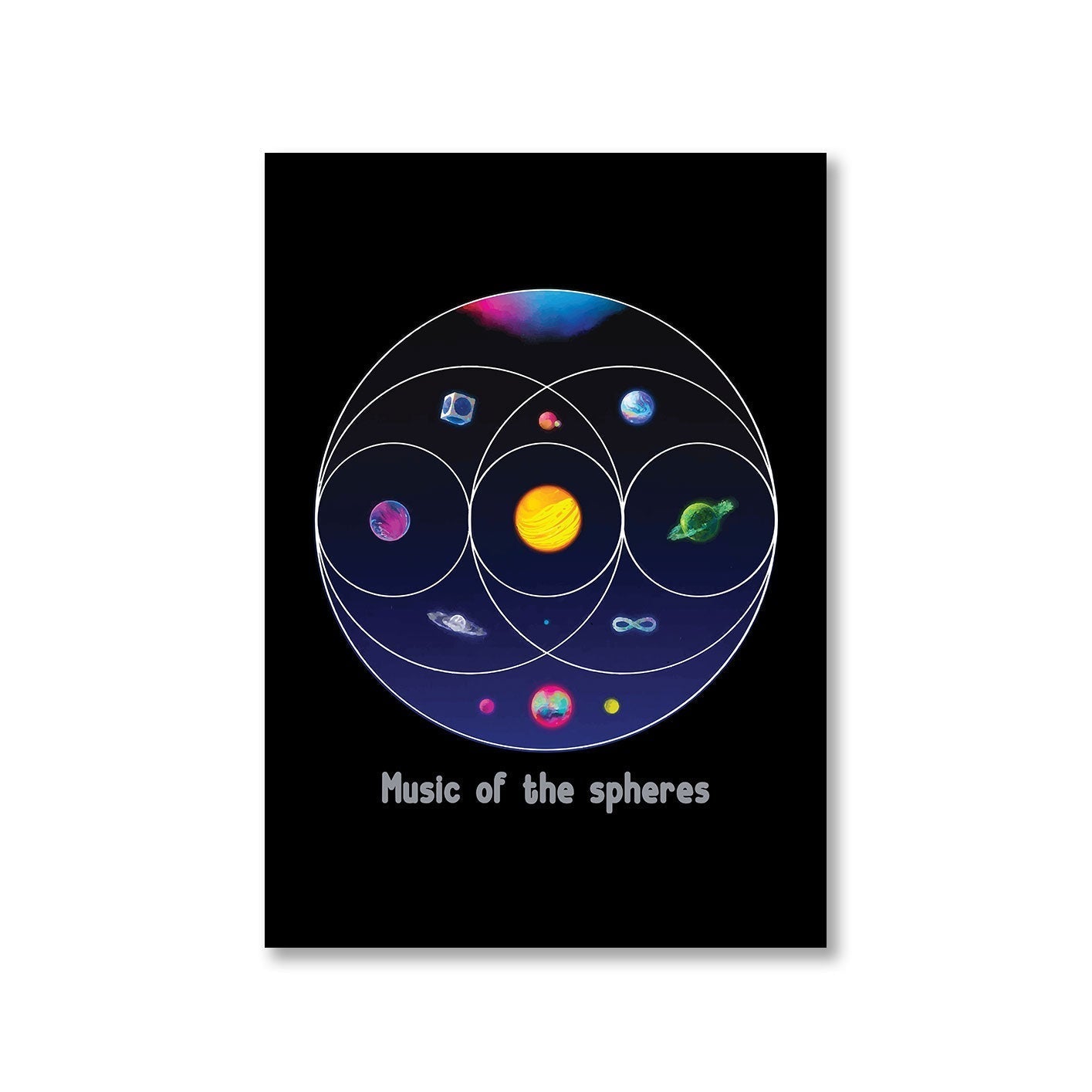 coldplay music of the spheres poster wall art buy online united states of america usa the banyan tee tbt a4