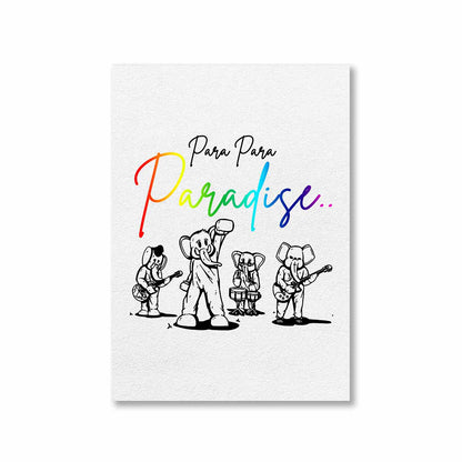 coldplay para para paradise poster wall art buy online united states of america usa the banyan tee tbt a4