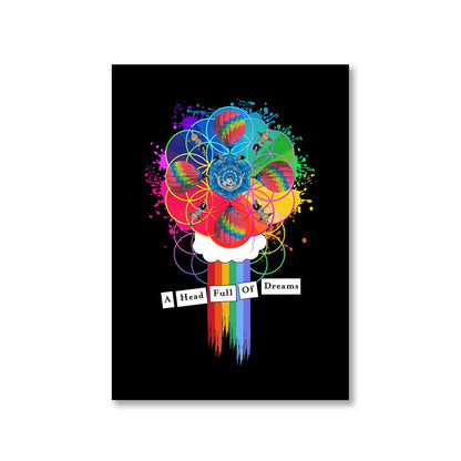 coldplay a head full of dreams poster wall art buy online united states of america usa the banyan tee tbt a4