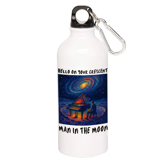 coldplay man in the moon sipper steel water bottle flask gym shaker music band buy online india the banyan tee tbt men women girls boys unisex  