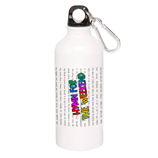 coldplay hymn for the weekend sipper steel water bottle flask gym shaker music band buy online india the banyan tee tbt men women girls boys unisex