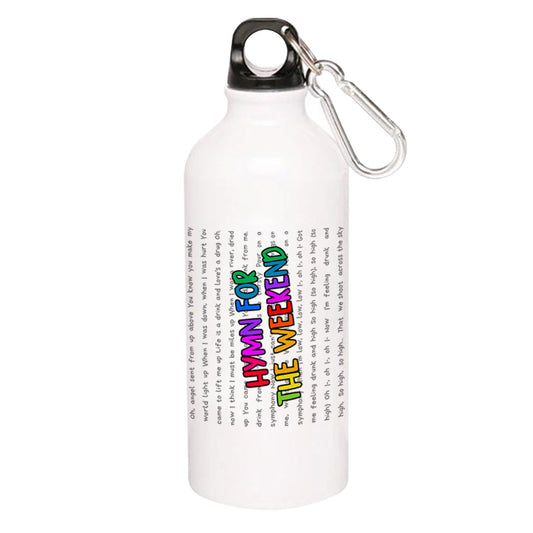 coldplay hymn for the weekend sipper steel water bottle flask gym shaker music band buy online india the banyan tee tbt men women girls boys unisex