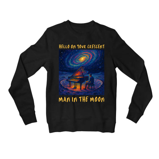 coldplay man in the moon sweatshirt upper winterwear music band buy online united states usa the banyan tee tbt men women girls boys unisex black