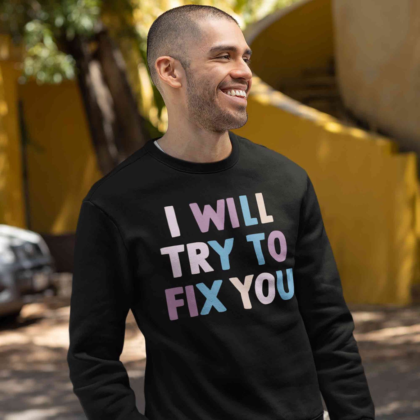 coldplay i will try to fix you sweatshirt upper winterwear music band buy online united states usa the banyan tee tbt men women girls boys unisex black