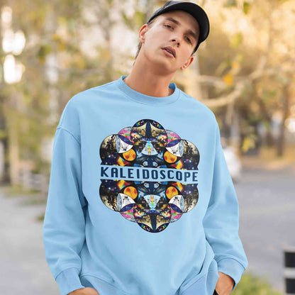 coldplay kaleidoscope sweatshirt upper winterwear music band buy online united states usa the banyan tee tbt men women girls boys unisex gray