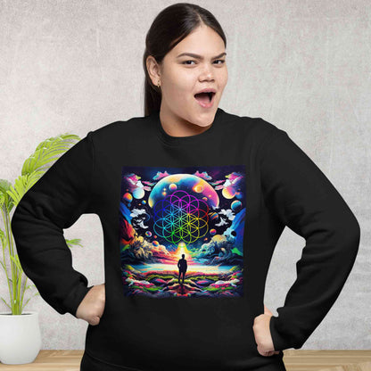 coldplay ethereal skies sweatshirt upper winterwear music band buy online united states usa the banyan tee tbt men women girls boys unisex black