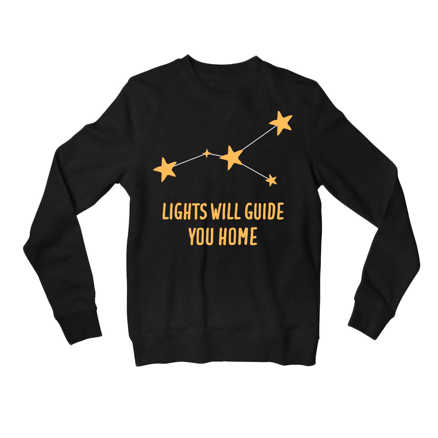 coldplay guiding lights sweatshirt upper winterwear music band buy online united states of america usa the banyan tee tbt men women girls boys unisex black 