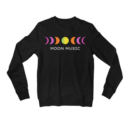 coldplay moon music sweatshirt upper winterwear music band buy online united states of america usa the banyan tee tbt men women girls boys unisex black 