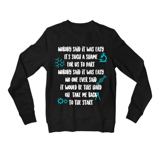 coldplay the scientist sweatshirt upper winterwear music band buy online united states usa the banyan tee tbt men women girls boys unisex black