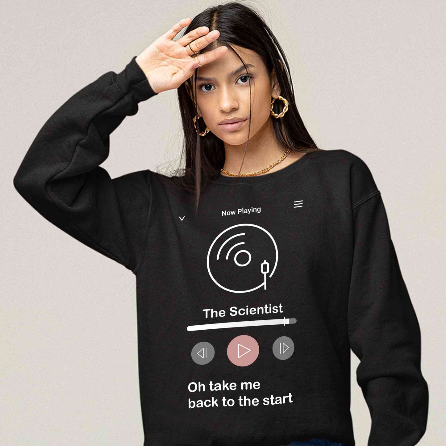 coldplay the scientist sweatshirt upper winterwear music band buy online united states usa the banyan tee tbt men women girls boys unisex black