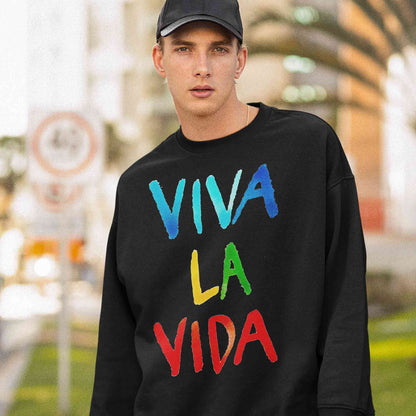coldplay viva la vida sweatshirt upper winterwear music band buy online united states usa the banyan tee tbt men women girls boys unisex black