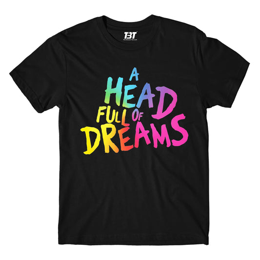 coldplay a head full of dreams t-shirt music band buy online usa united states the banyan tee tbt men women girls boys unisex black