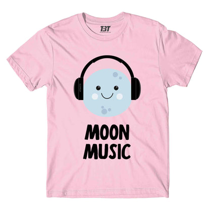 coldplay moon tunes t-shirt music band buy online united states of america usa the banyan tee tbt men women girls boys unisex baby pink 