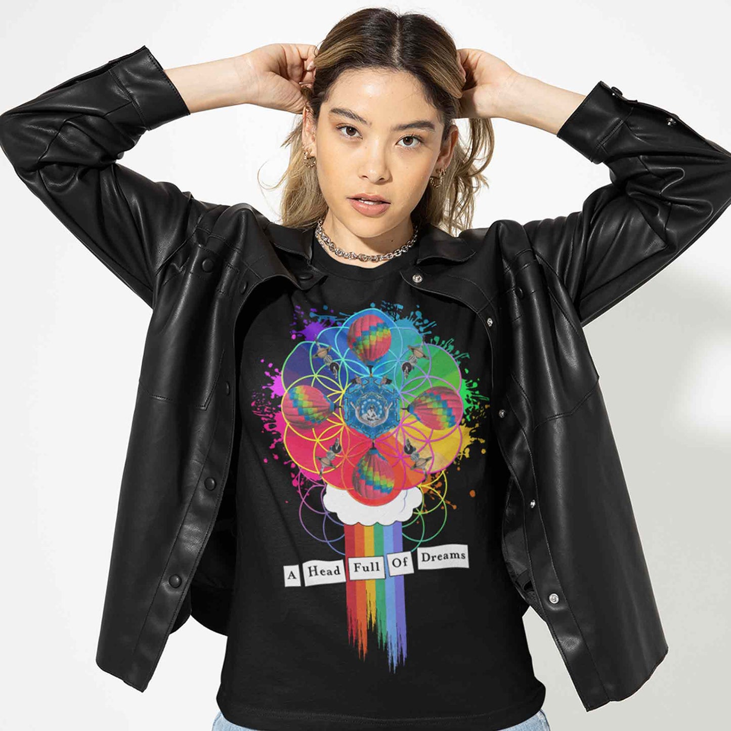 coldplay a head full of dreams t-shirt music band buy online usa united states the banyan tee tbt men women girls boys unisex black