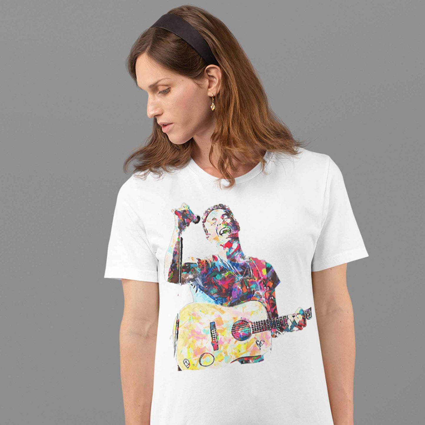 coldplay chris fan art t-shirt music band buy online usa united states the banyan tee tbt men women girls boys unisex white - chris martin