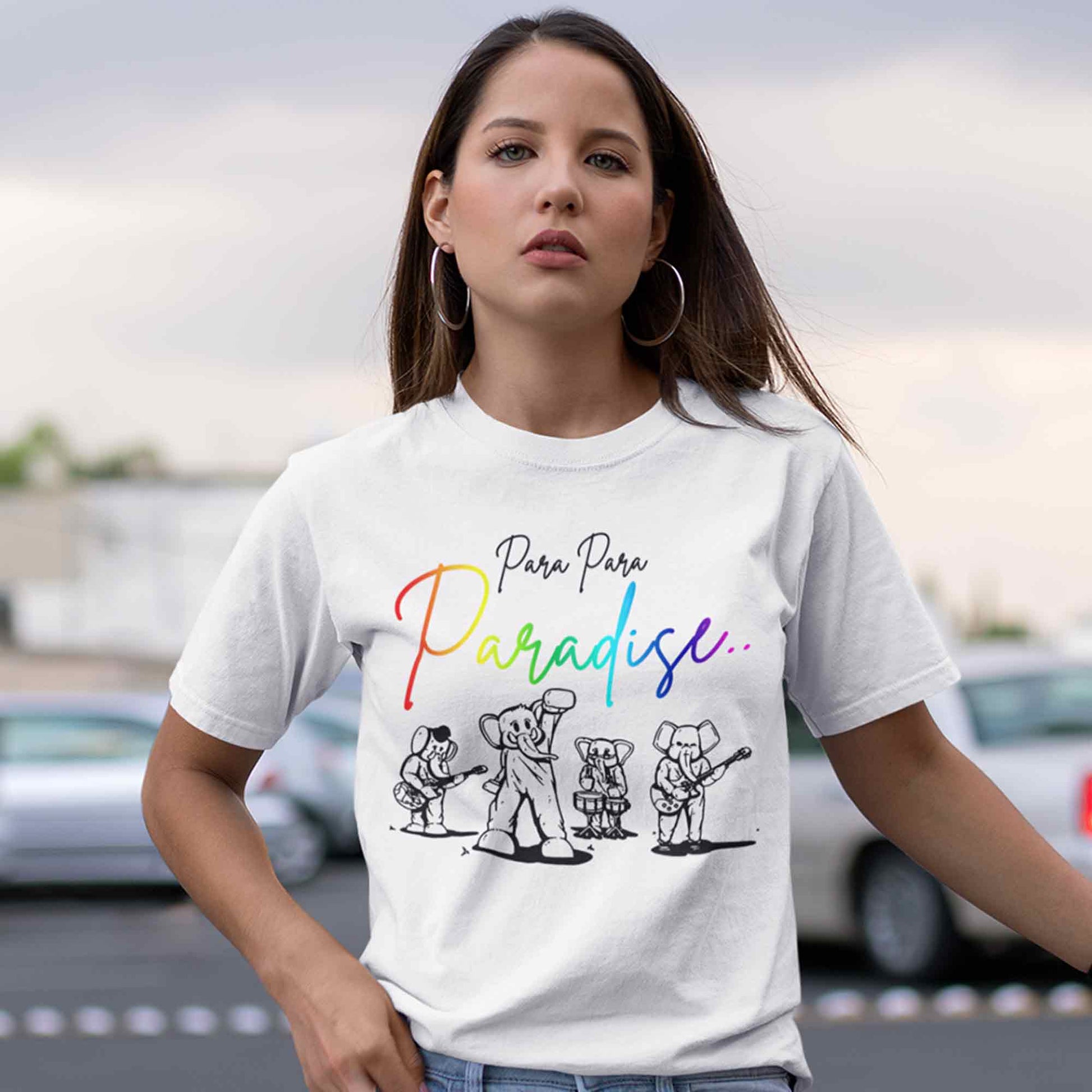 coldplay para para paradise t-shirt music band buy online usa united states the banyan tee tbt men women girls boys unisex white