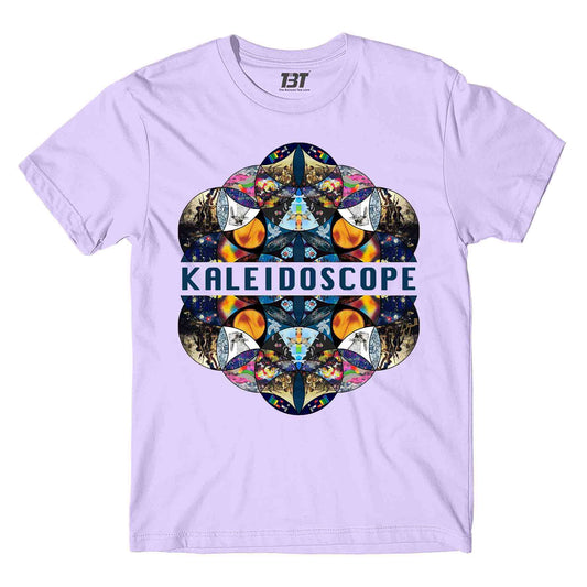 coldplay inspired kaleidoscope t-shirt music band buy online united states of america usa the banyan tee tbt men women girls boys unisex lavender