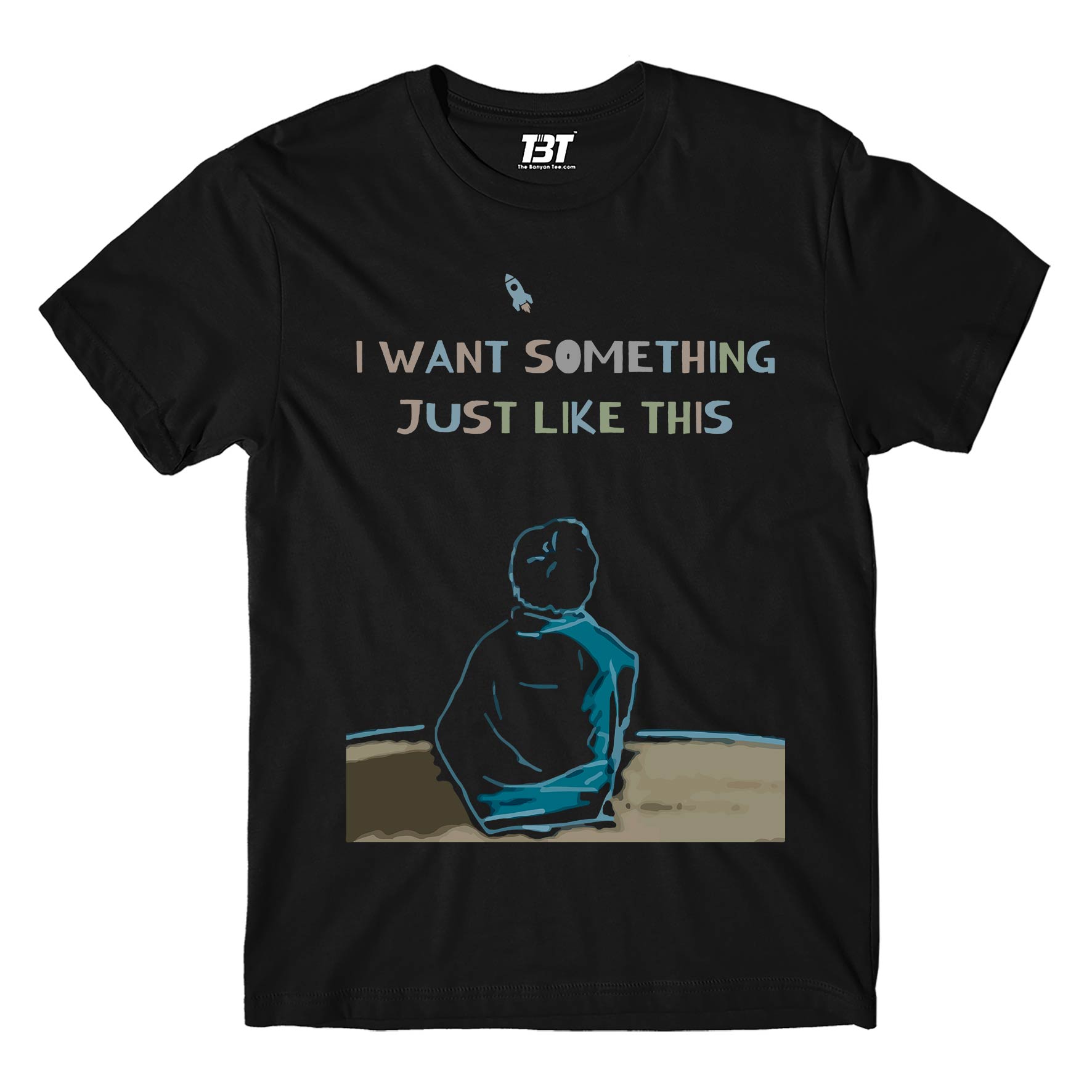 coldplay i want something just like this t-shirt music band buy online usa united states the banyan tee tbt men women girls boys unisex navy