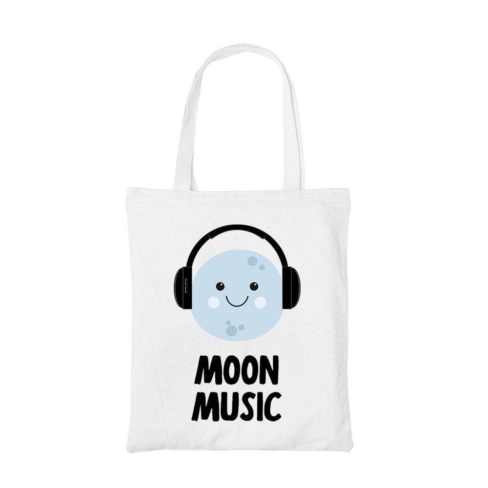 coldplay moon tunes tote bag cotton printed music band buy online united states usa the banyan tee tbt men women girls boys unisex