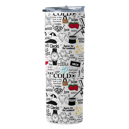 coldplay tumbler bottle music band buy online india the banyan tee tbt men women girls boys unisex